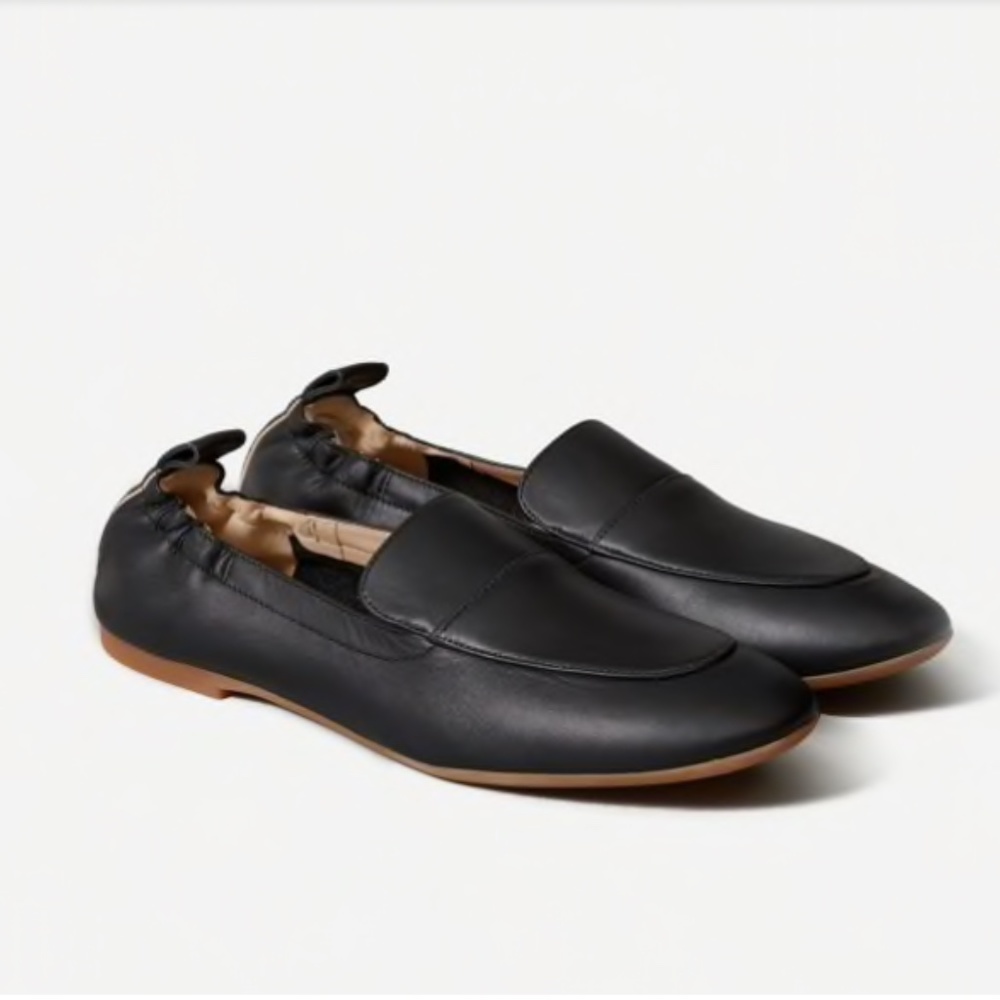 Everlane women day loafer black leather size 9.5